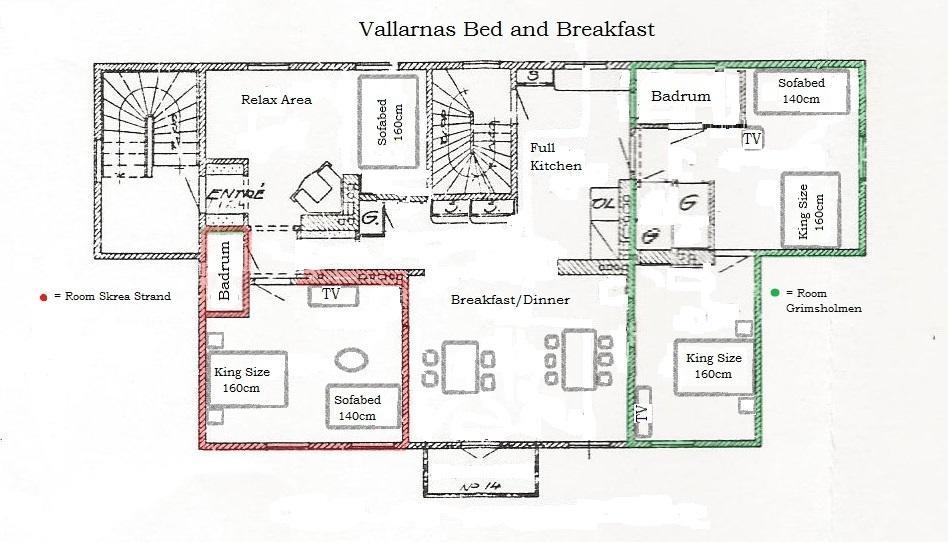 Vallarnas Bed & Breakfast Falkenberg Ngoại thất bức ảnh